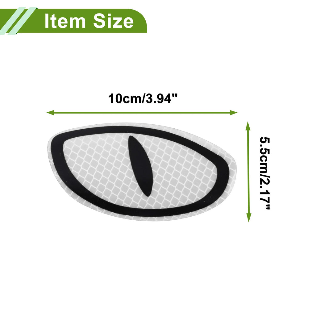 Reflective Bumper Decal for Universal Vehicles (Fluorescent Silver)