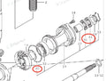 Lower Unit Seal Kit 2X 09282-30007 09280-97001 for Suzuki Outboard (100-140 HP)