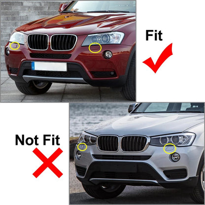 2Pcs Bumper Headlight Washer Cap Cover for BMW X3 F25 (2010–2014)