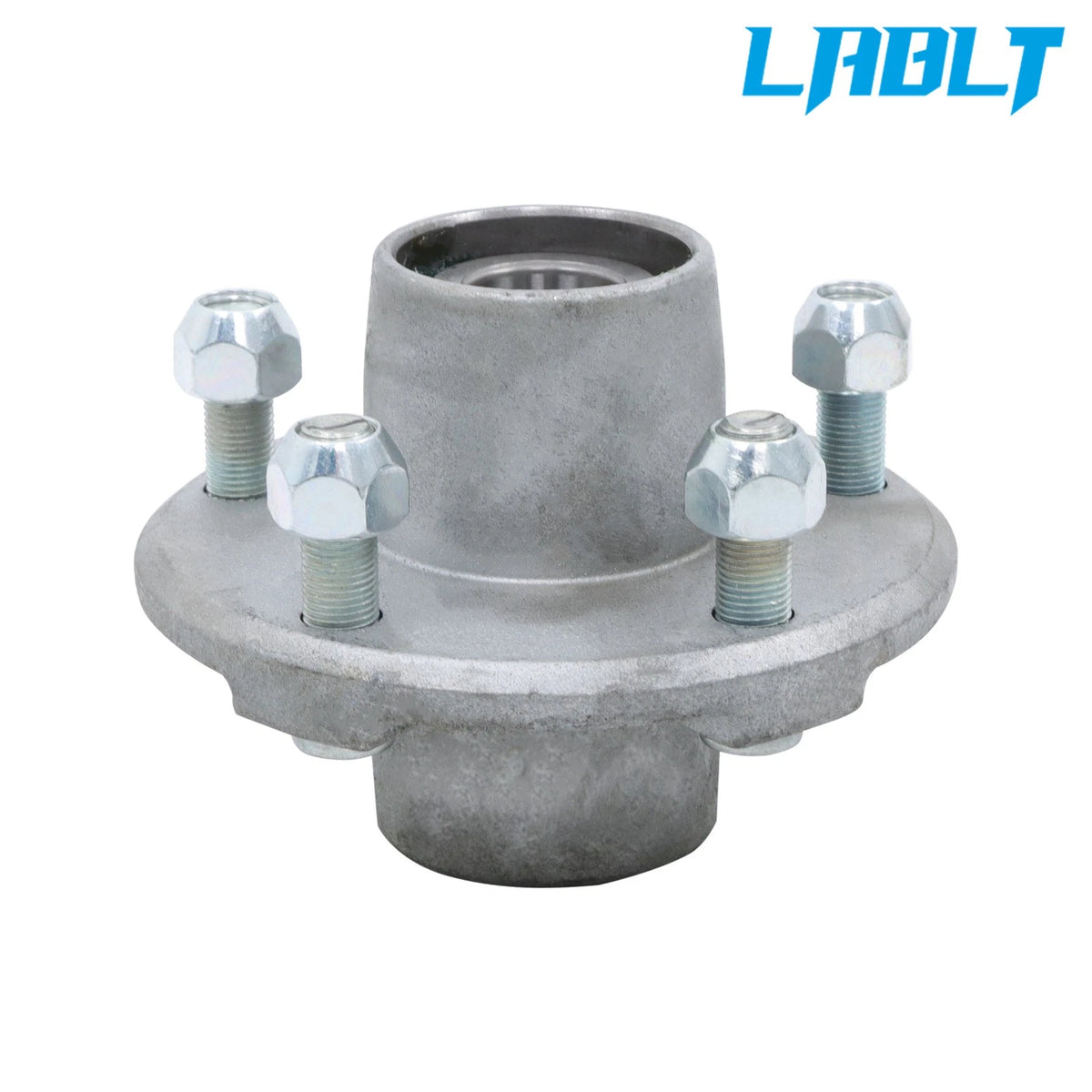 Set of 5 Pregreased Galvanized Trailer Hub Kit for 2000lb Axle (1")