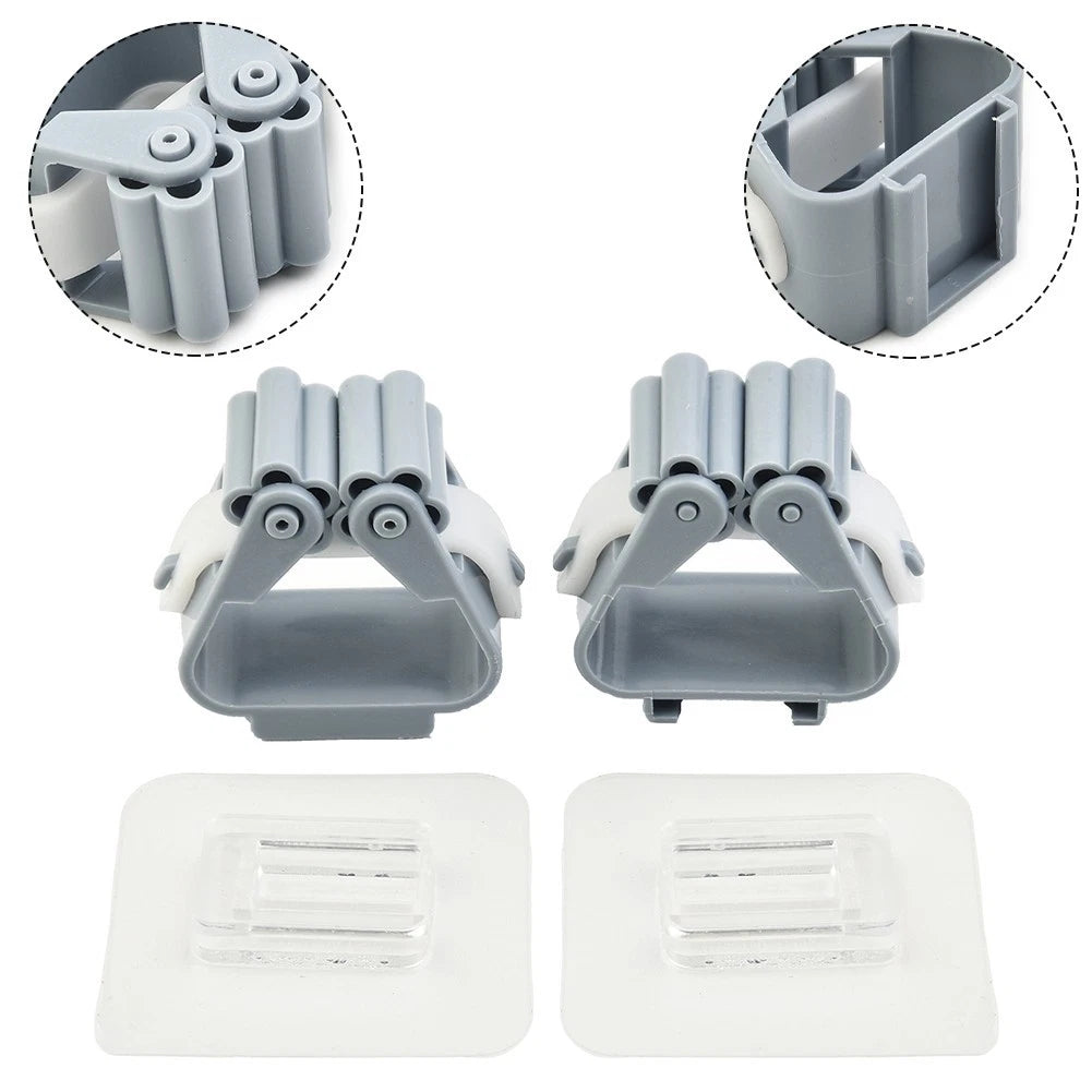2 Pcs Mount Clamp for Upgraded Aerials (ABS Grey)