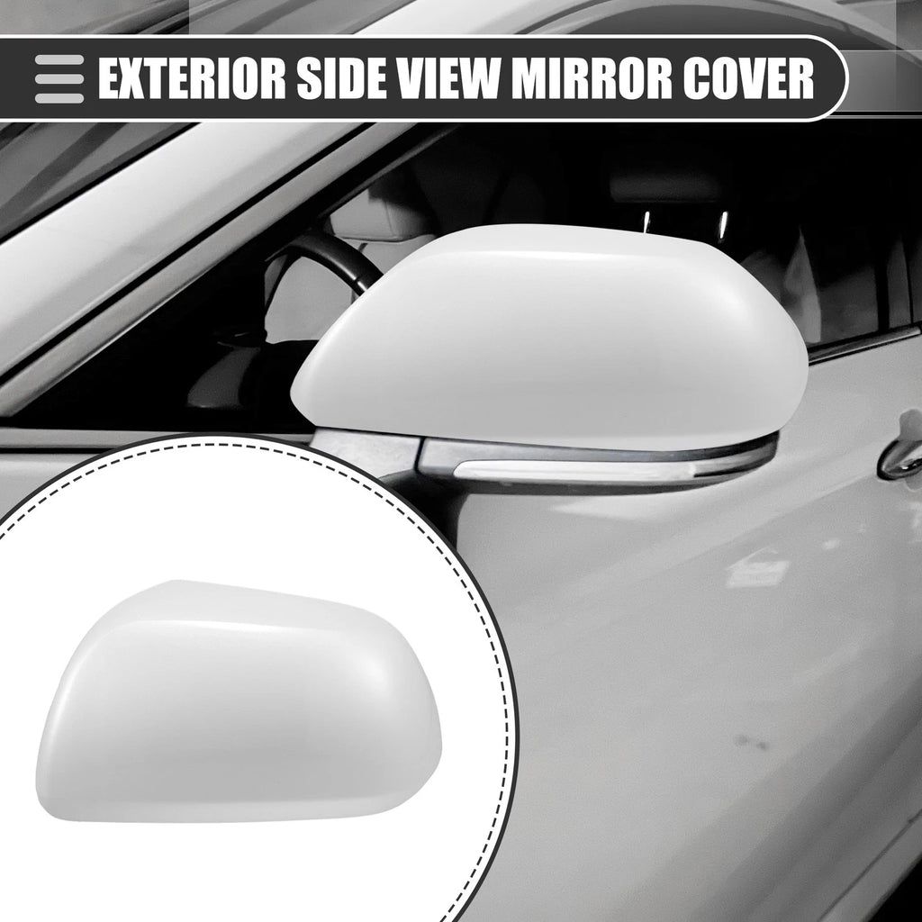 Left Side Mirror Cover Cap Replacement for Toyota Highlander (2009–2014) ABS