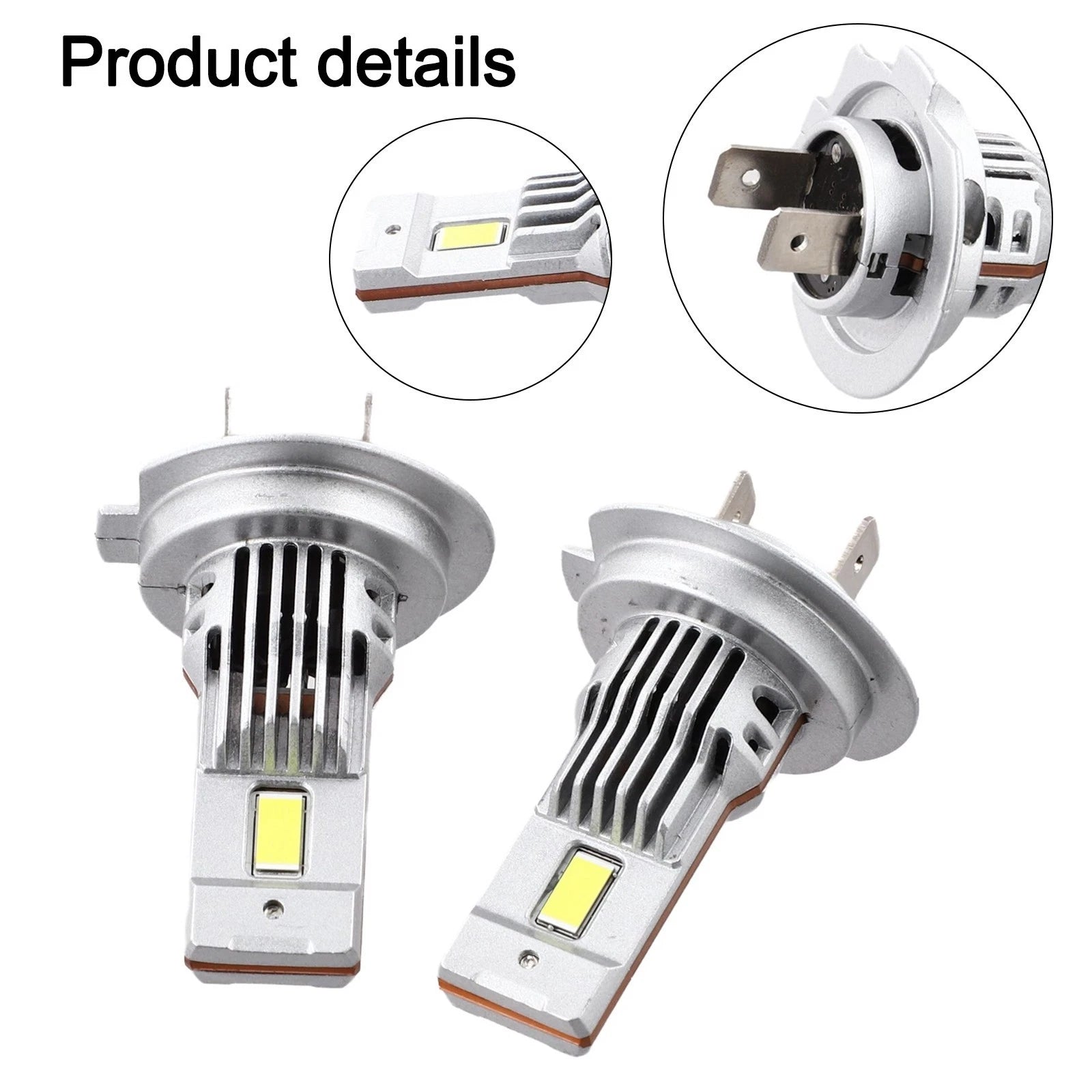 2X LED Headlights for Adverse Weather Conditions (24V)