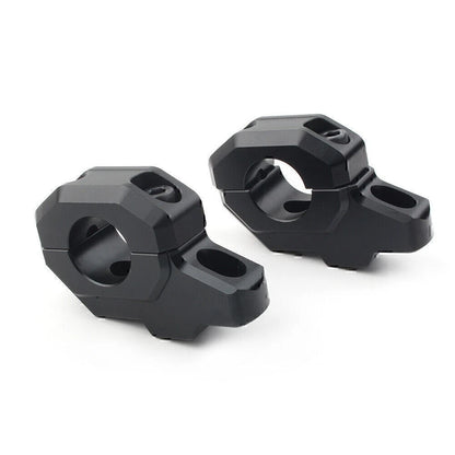 CNC Handlebar Riser Adapter for Kawasaki Z1000 Z750 (2004–2011) Black