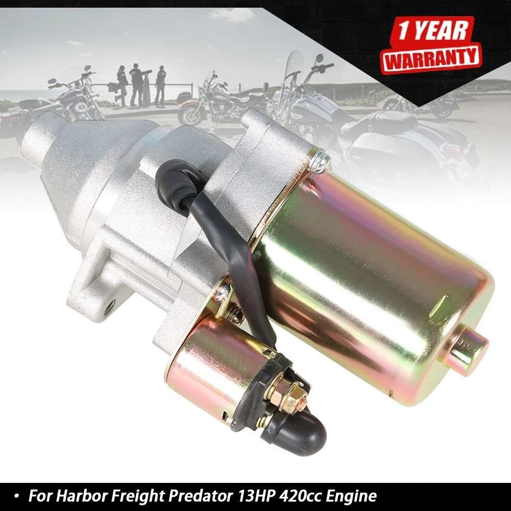 Starter Motor for Harbor Freight Predator 13HP 420cc (60340, 60349, 69736)