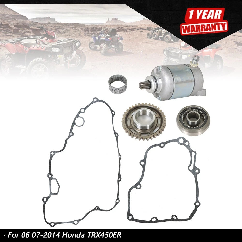 Starter and Starter Clutch Set for Honda TRX450ER (2006–2014)