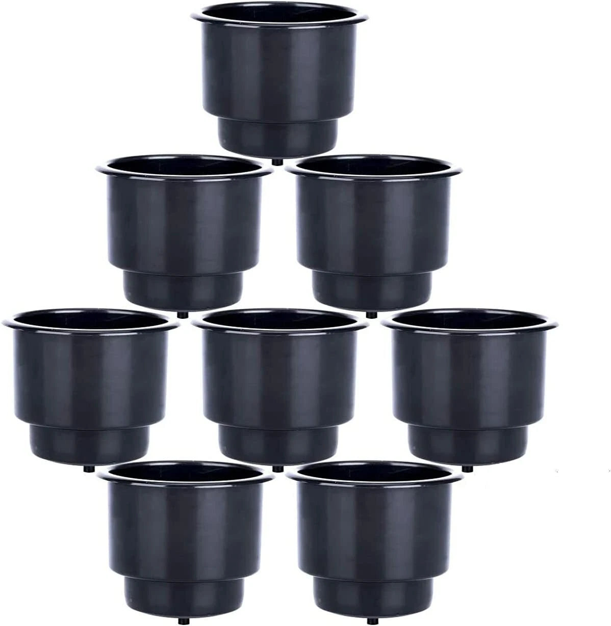8 Pack Recessed Plastic Cup Holder for Boat Car Drink Holder (Universal)