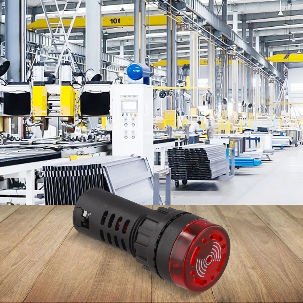 Sound and Optical Buzzer with High Brightness Light for
