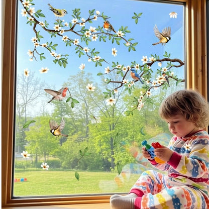 Static Cling Window Decal for Home Kitchen Decor