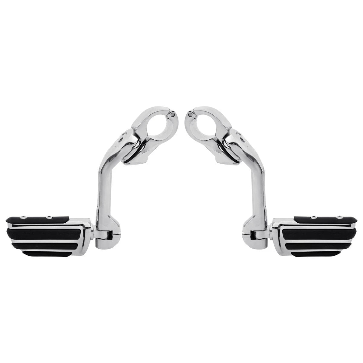 Adjustable 1-1/4" Highway Foot Pegs for Harley Touring Street Glide