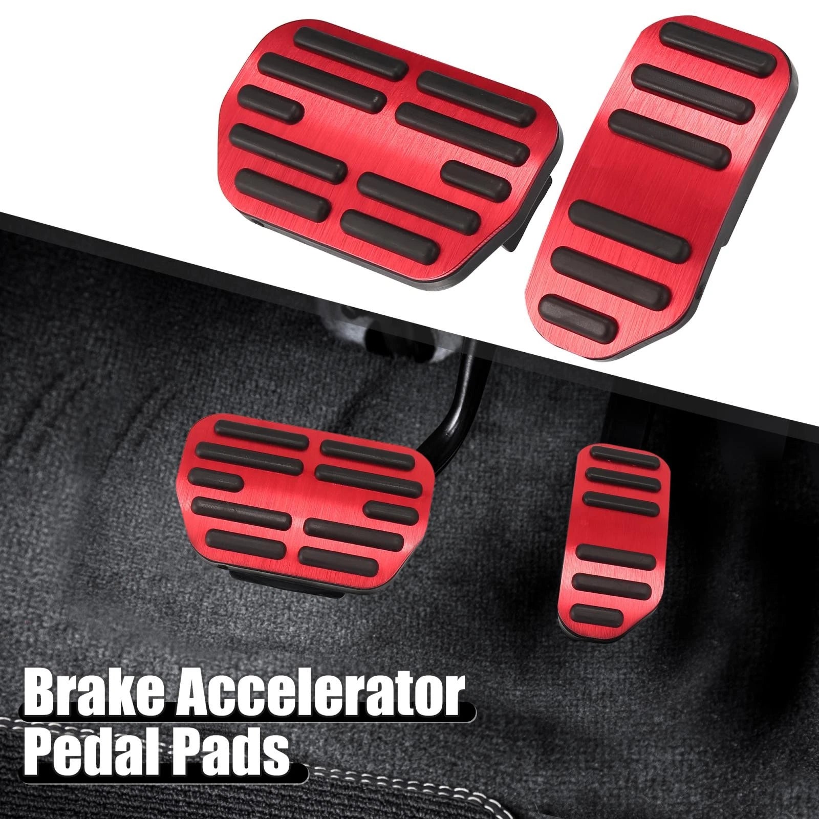 Brake Accelerator Foot Pedal Cover Kit for Toyota Corolla RAV4 2014-2018