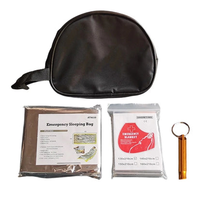 Survival Blanket Set for Outdoor Adventures (Thermal Reflective Protection)