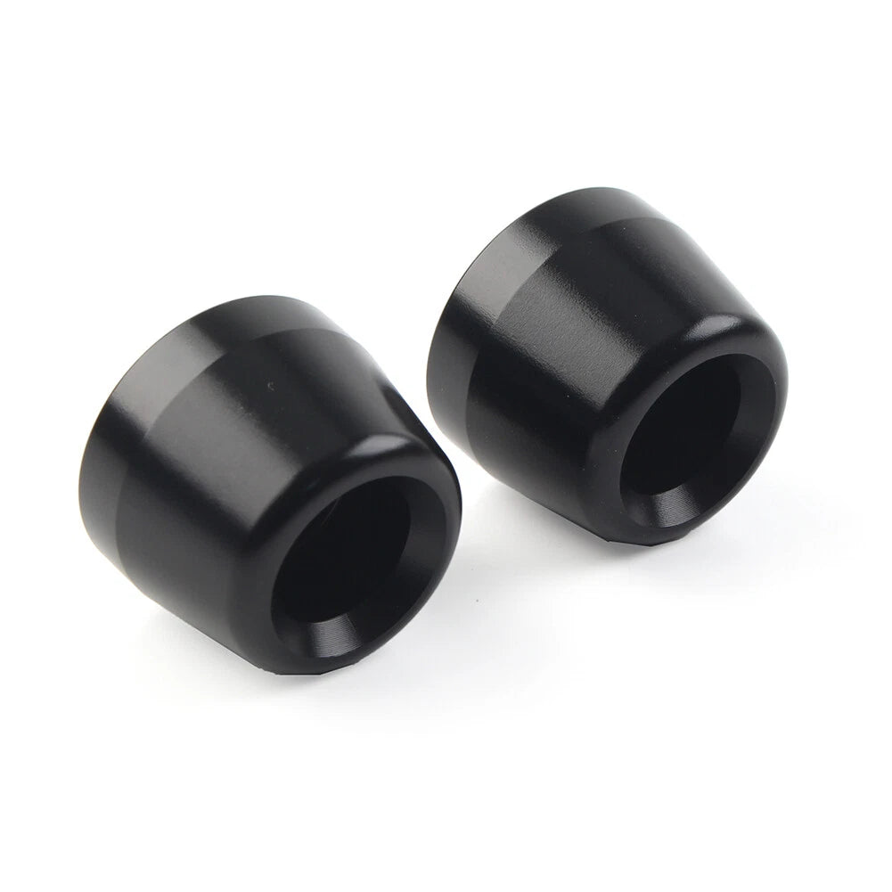 2X CNC Handlebar Grips Bar End Slider Cap for Yamaha YZF-R1 (2015–2023)
