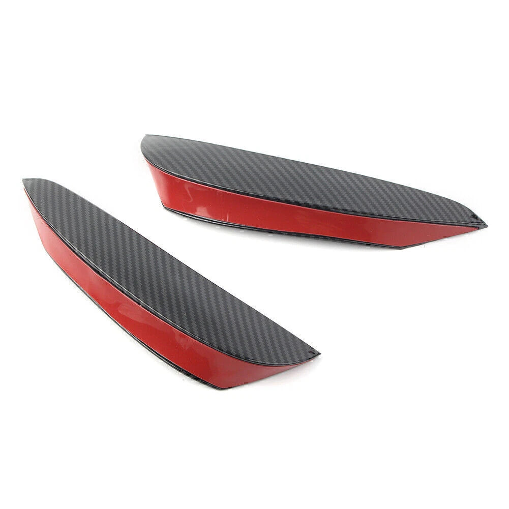 Front Bumper Canards for Benz E W213 (2017–2023) Carbon Fiber