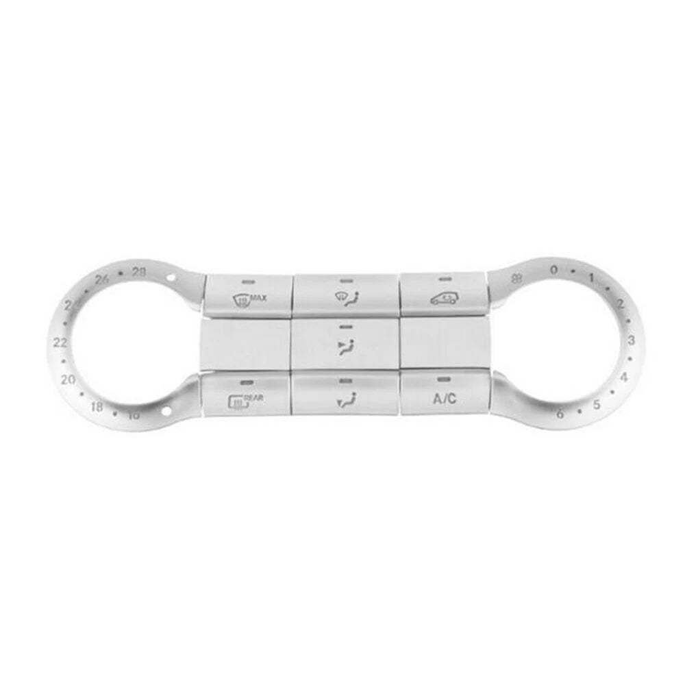 11X Air AC Button Cover for Mercedes Benz A B CLA GLA Class (2013–2020)