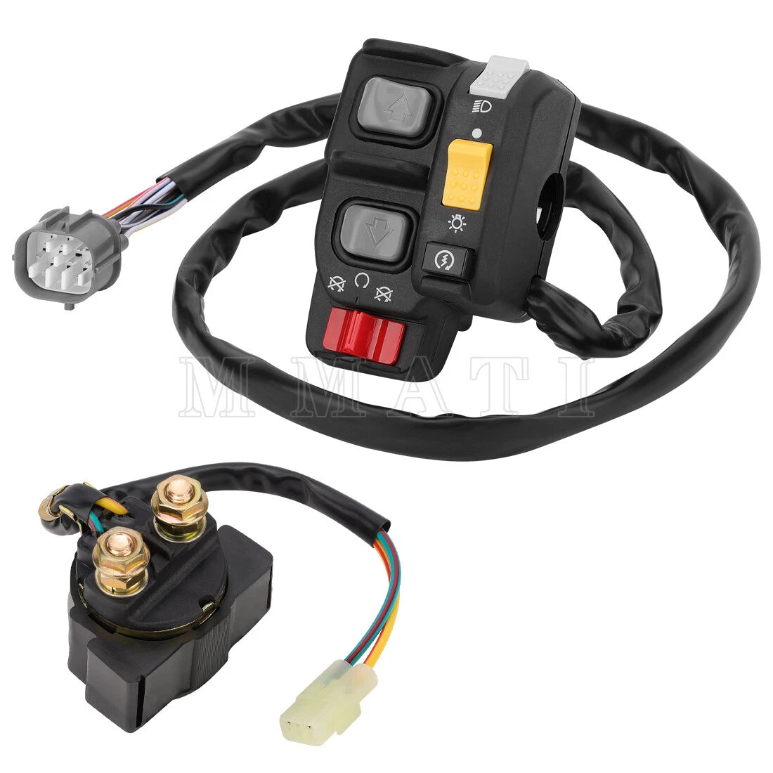 Handlebar Kill Switch & Starter Relay for Honda Foreman Rubicon 500 (2001–2006)