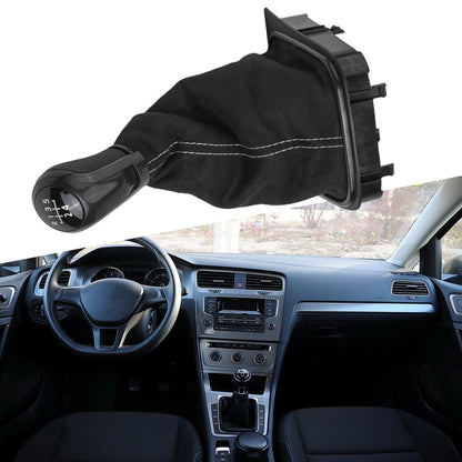 Leather Gear Shift Knob Boot for Golf Jetta (2000–2023)