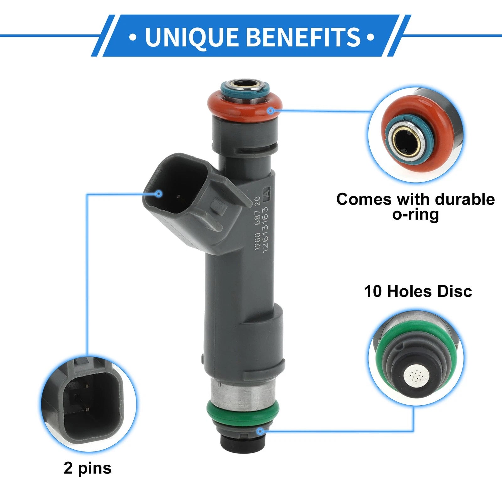 Fuel Injector Replacement for Chevrolet Malibu 2.4 (2008–2012)