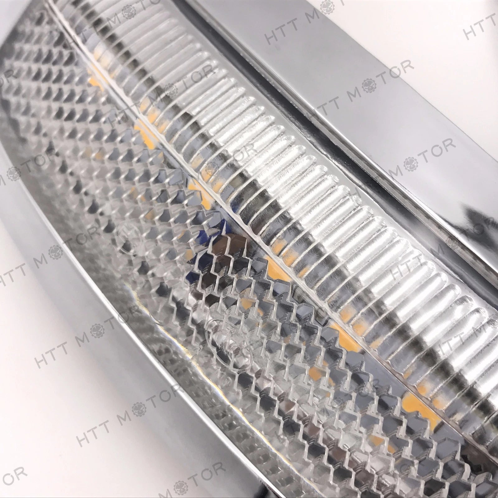 Front LED Fender Tip Light Clear Lens for Harley FLHX FLHR (2014–2017)