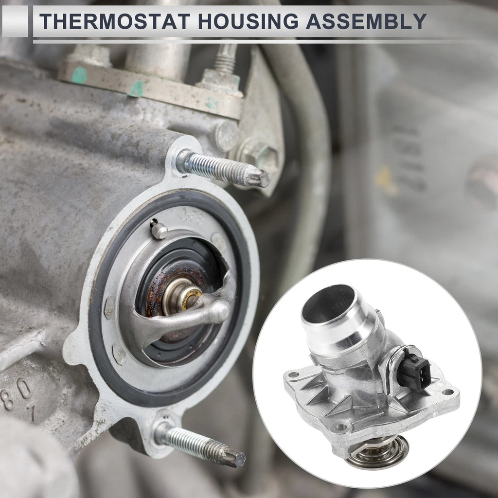 Engine Coolant Thermostat Housing Assembly for BMW X5 540i 740iL (2004–2013)