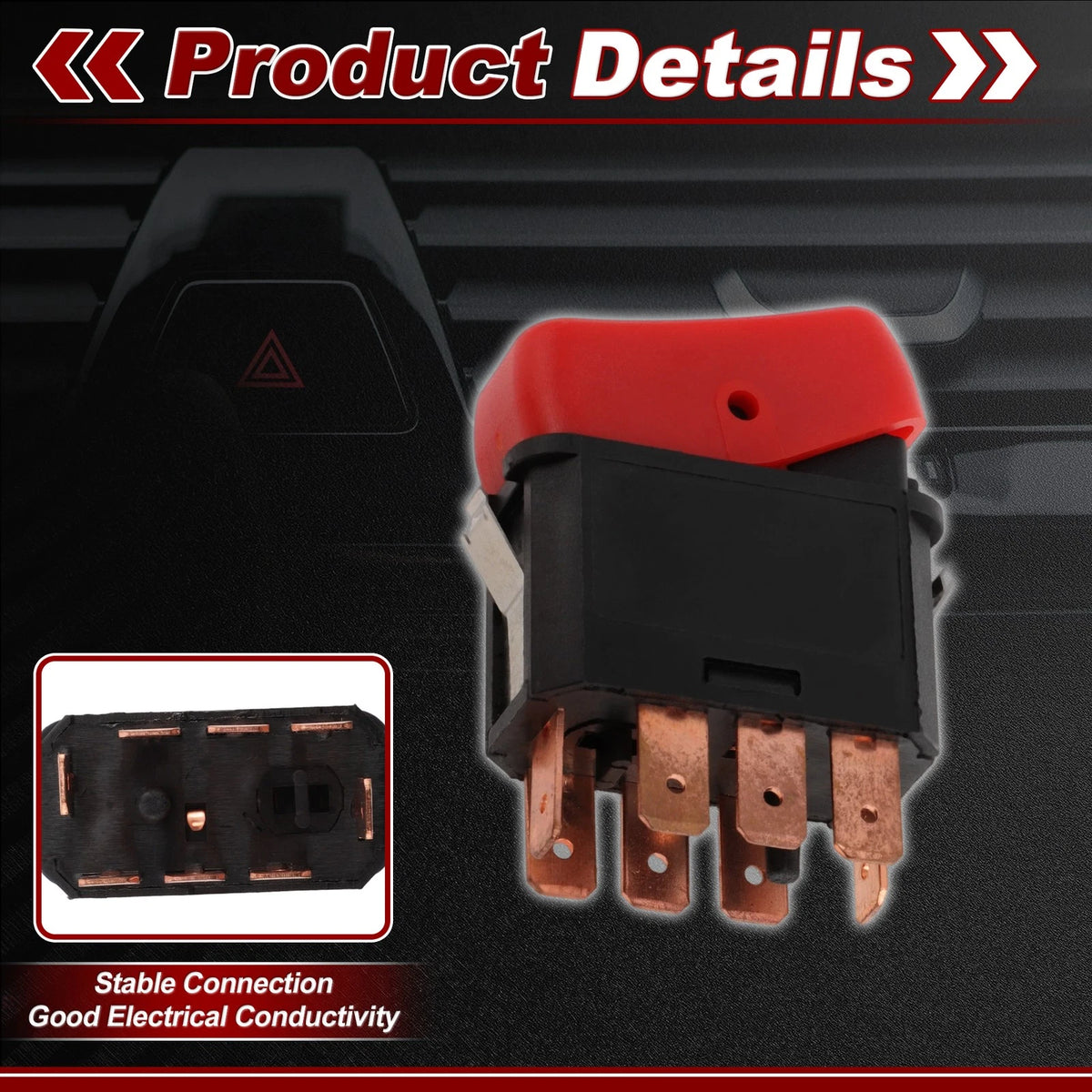 Hazard Warning Flasher Switch for Mercedes-Benz Henschel 206 D (No. 0055459224)