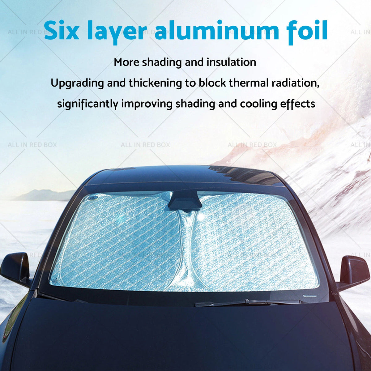 6 Layer WindScreen Sun Shade for MG MG3 (2016–2024) UV Protection