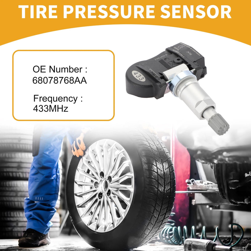 Tire Pressure Sensor Replacement for Dodge Charger (2006–2008) 433MHz