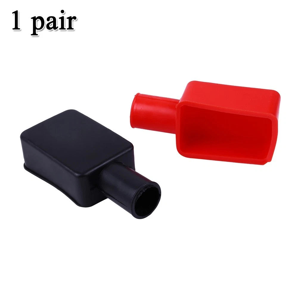 2X Rubber Battery Terminal Cover for Protection