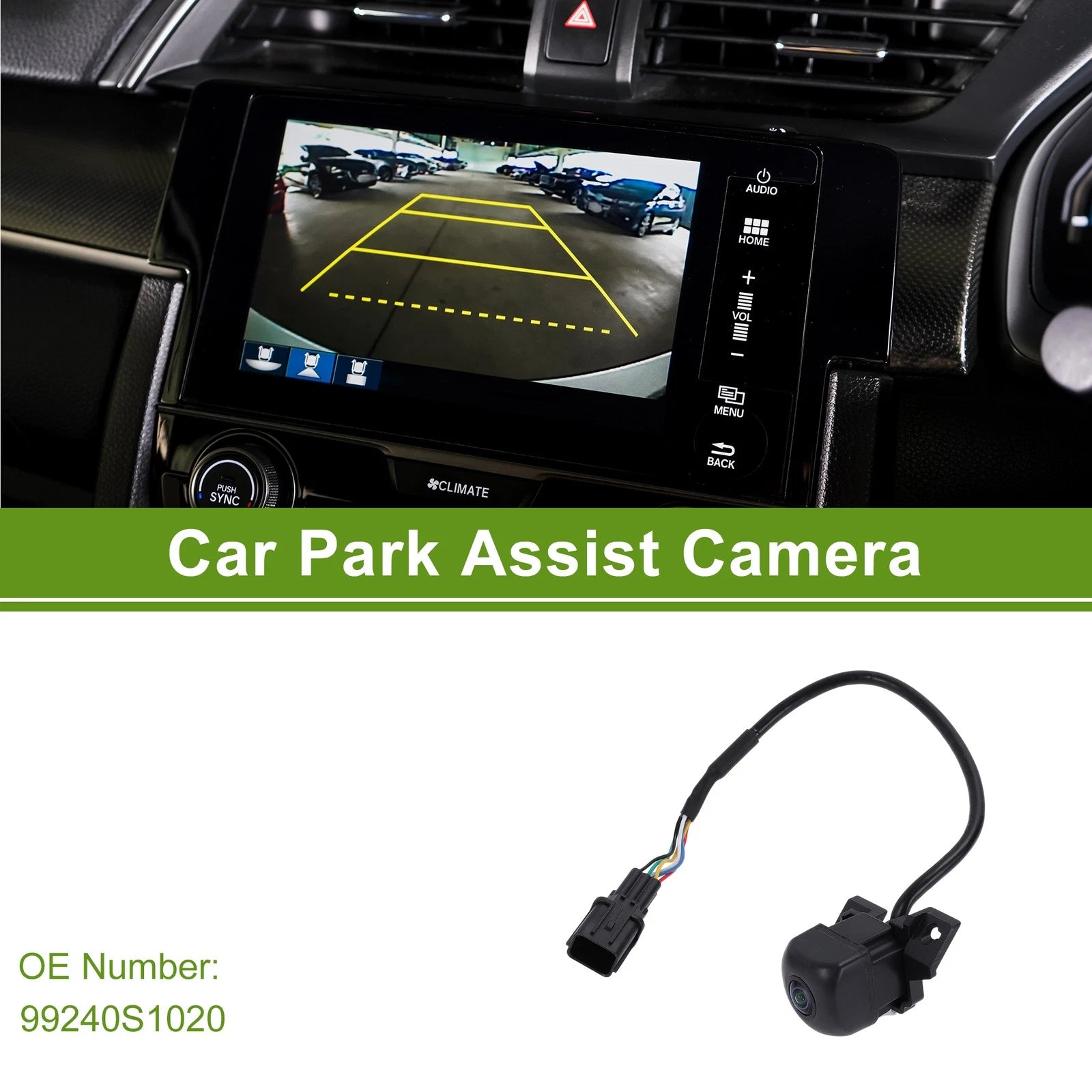 Rear View Backup Camera OEM Replacement for Hyundai Santa Fe (2019–2024)