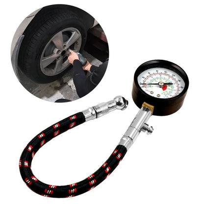 Tire Pressure Gauge with Air Release Valve for Roadside Tire Check