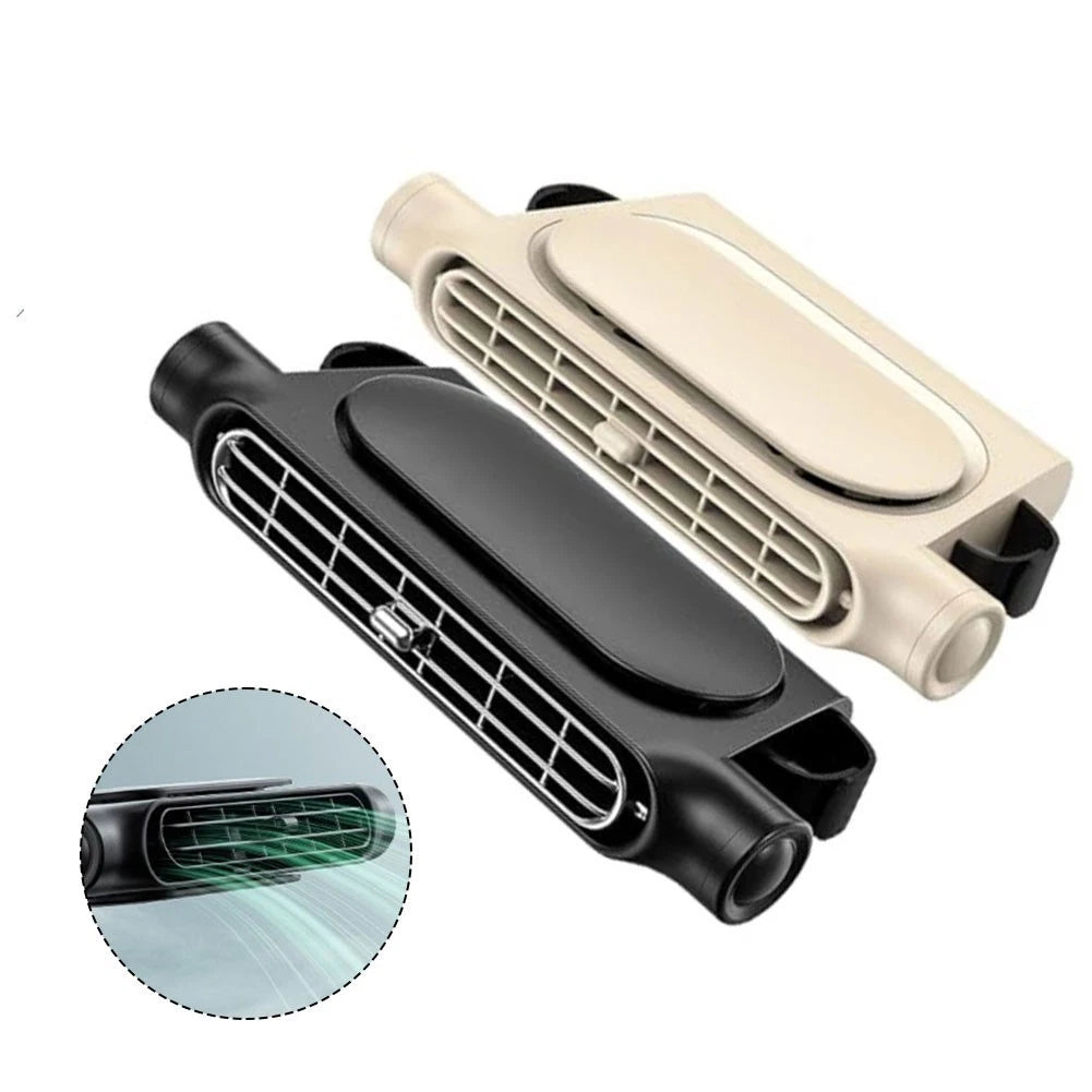 2 Piece Car Seat Cooling Fan with Type C Charging Port for