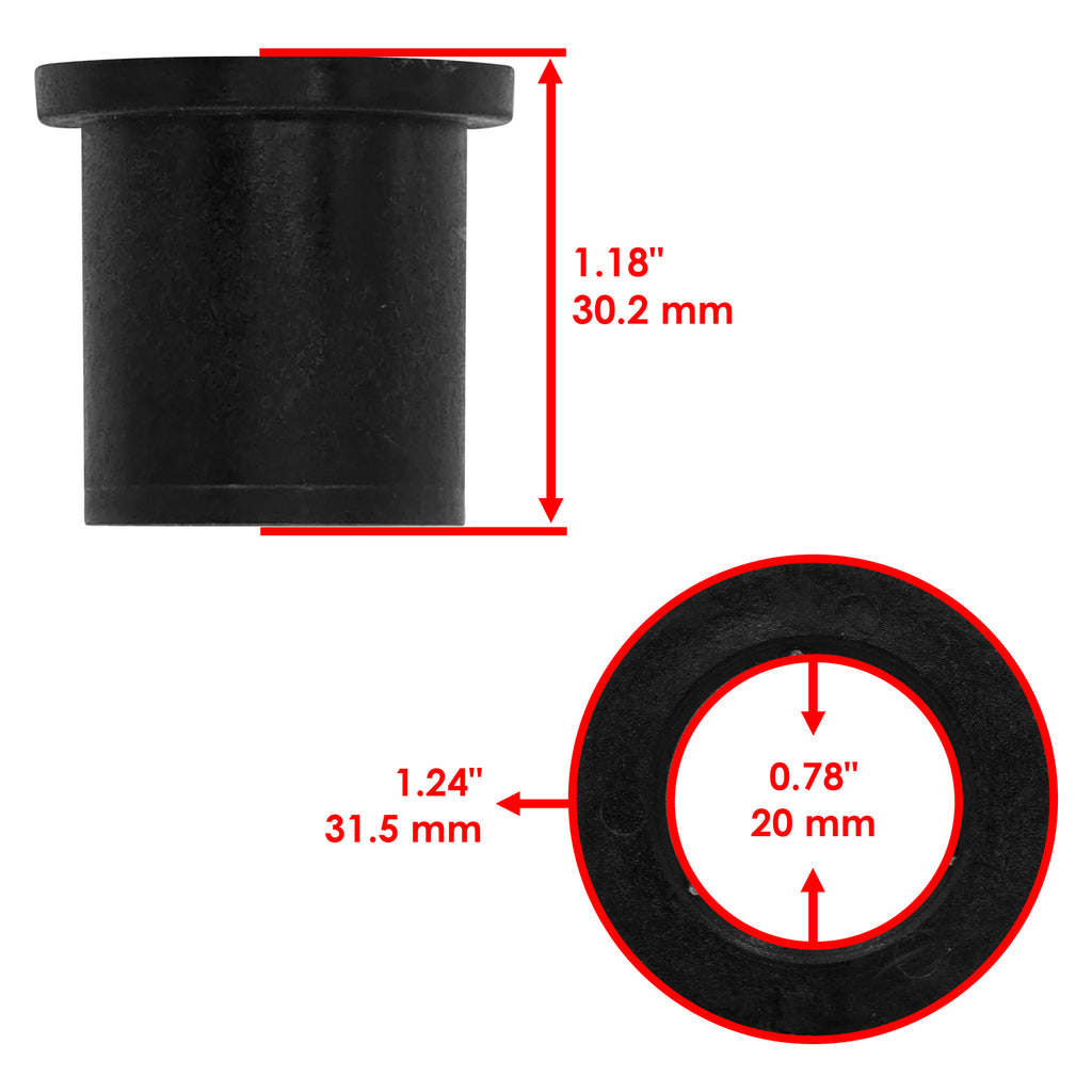 Mower Wheel Flange Bearing Bushing Replacement for MTD Troy-Bilt (2009–2012)