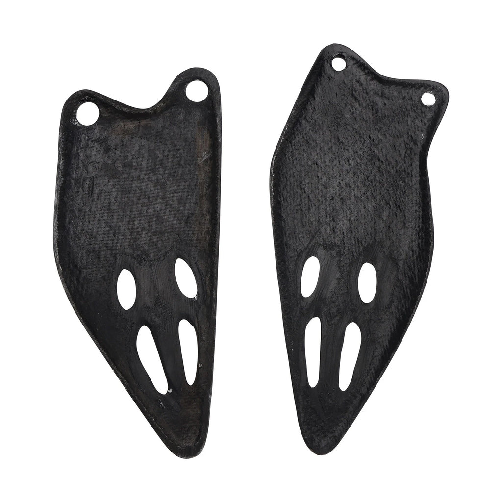Real Carbon Fiber Foot Protection Board for Kawasaki ZX-6R 636 (2019–2025)
