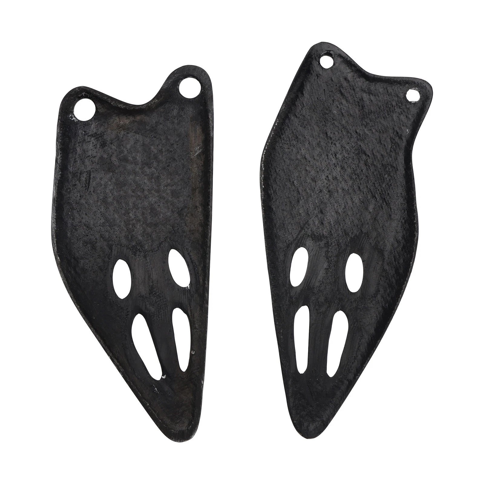 Real Carbon Fiber Foot Protection Board for Kawasaki ZX-6R 636 (2019–2025)