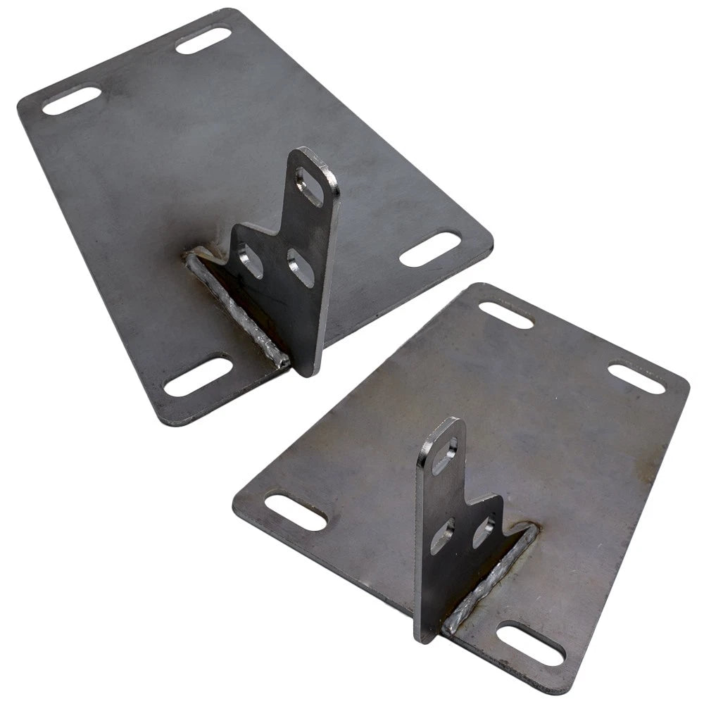 2X Front Bumper Conversion Brackets for RAM 1500 2500 3500 (1994–2001)