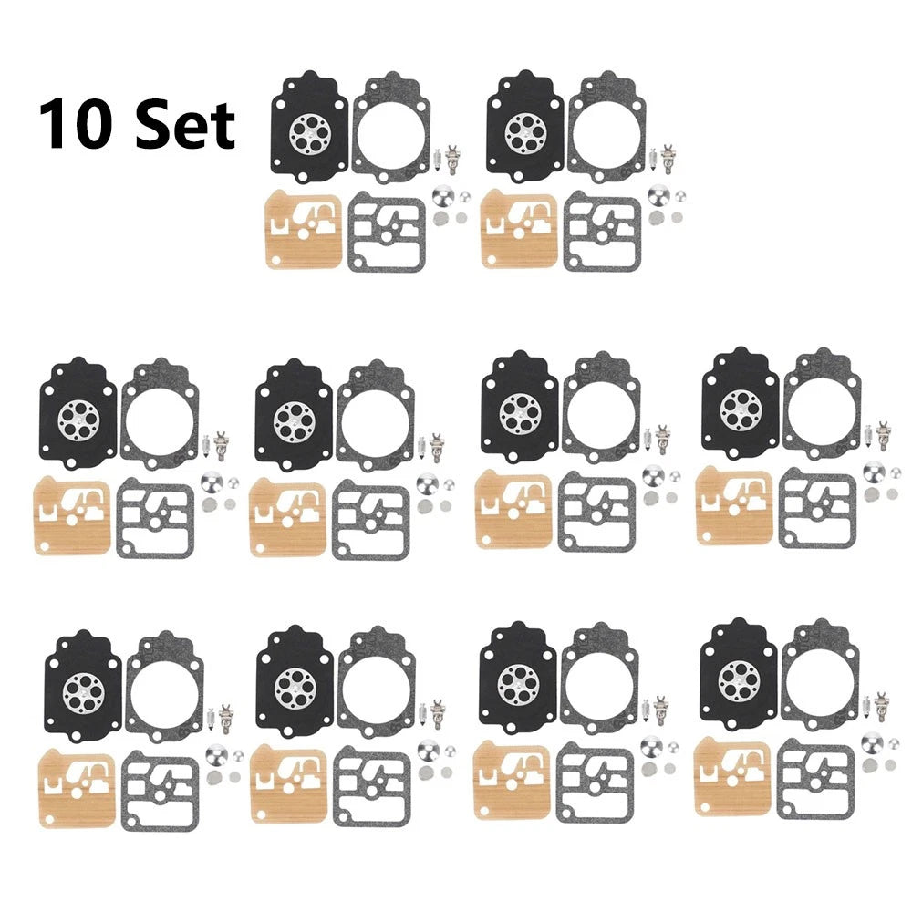 10x Carburetor Gasket Kit for Stihl Tillotson RK-34HK RK-32HK