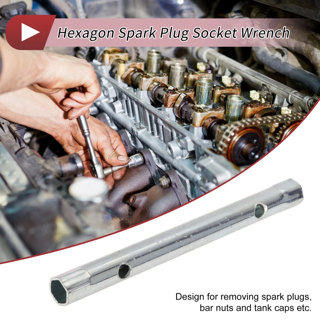 12mm 13mm Hexagon Spark Plug Socket Wrench for Universal Use