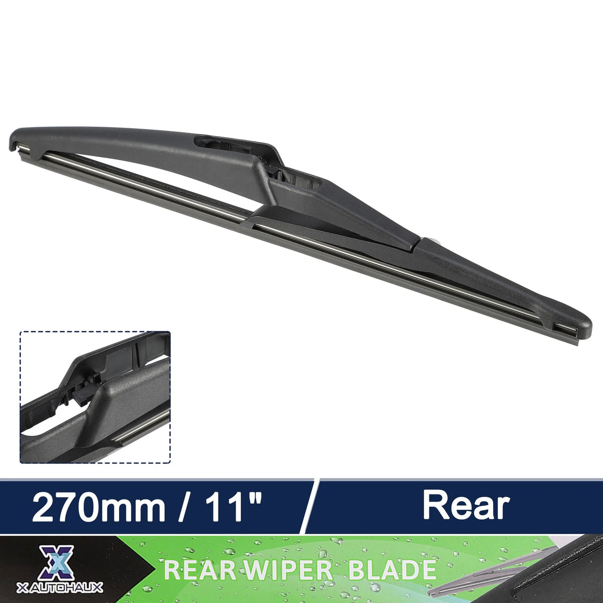 Rear Windshield Wiper Blade for Jeep Renegade (2015–2021) & Fiat Tipo Hatchback