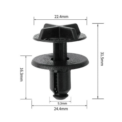 Set of 20 Retaining Clips for Jaguar XJ XF