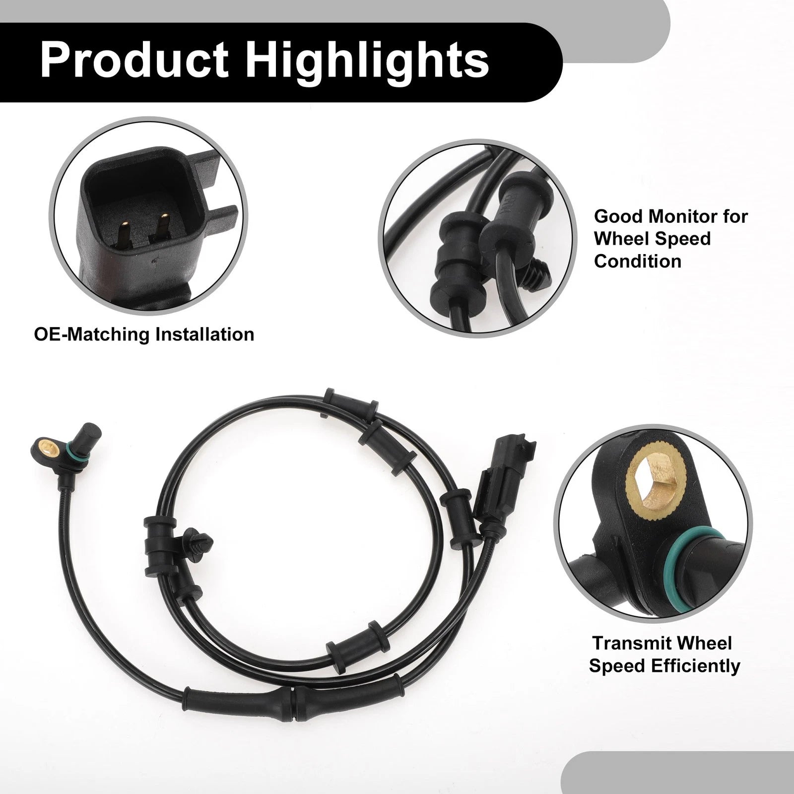 ABS Wheel Speed Sensor No. 5179958AA for Dodge Ram 1500 (2002–2008)