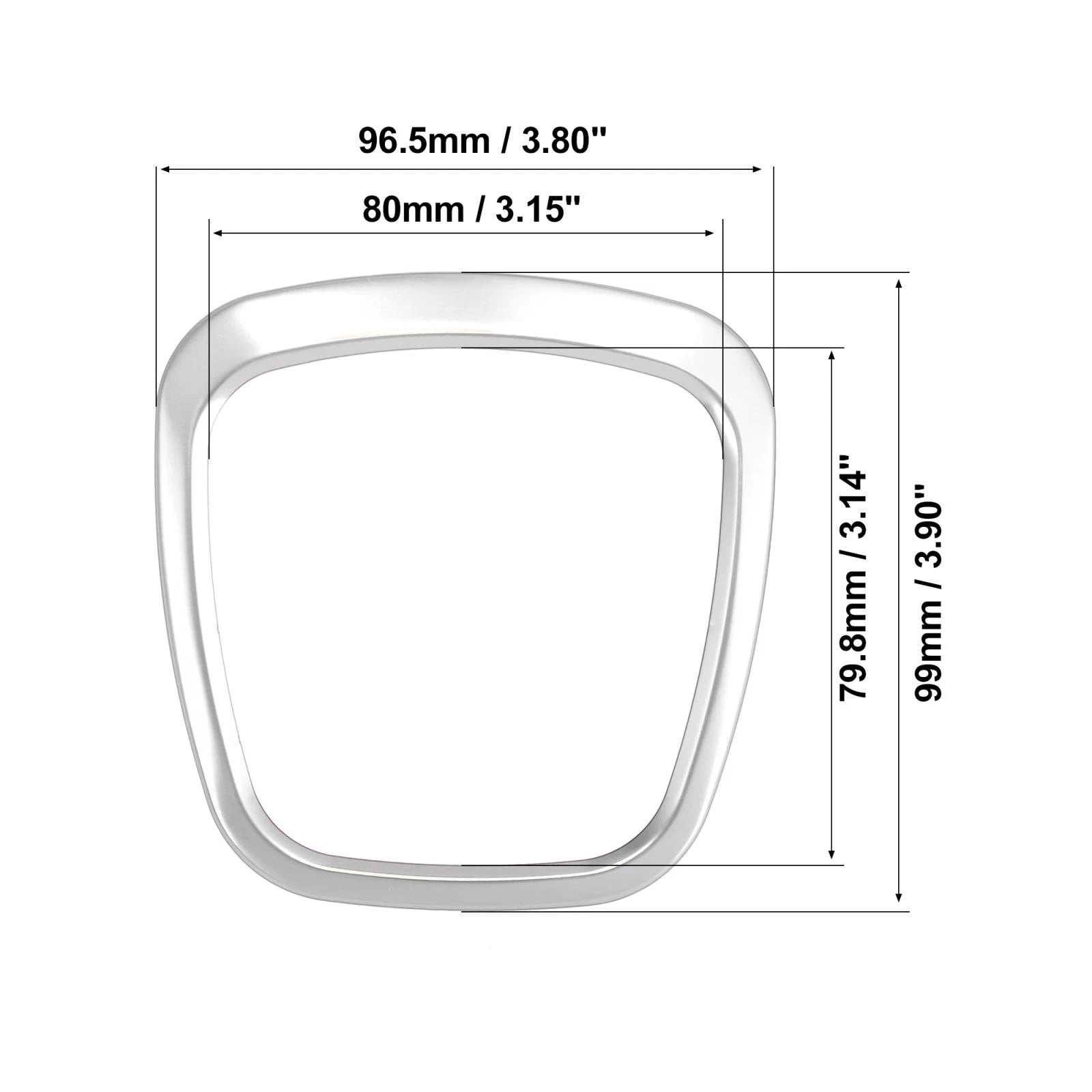 Steering Wheel Trim Cover Interior Decoration for Audi A3 (2006–2014)