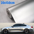 Matte Silver Auto Wrap Sticker for Universal Use (2010–2023)
