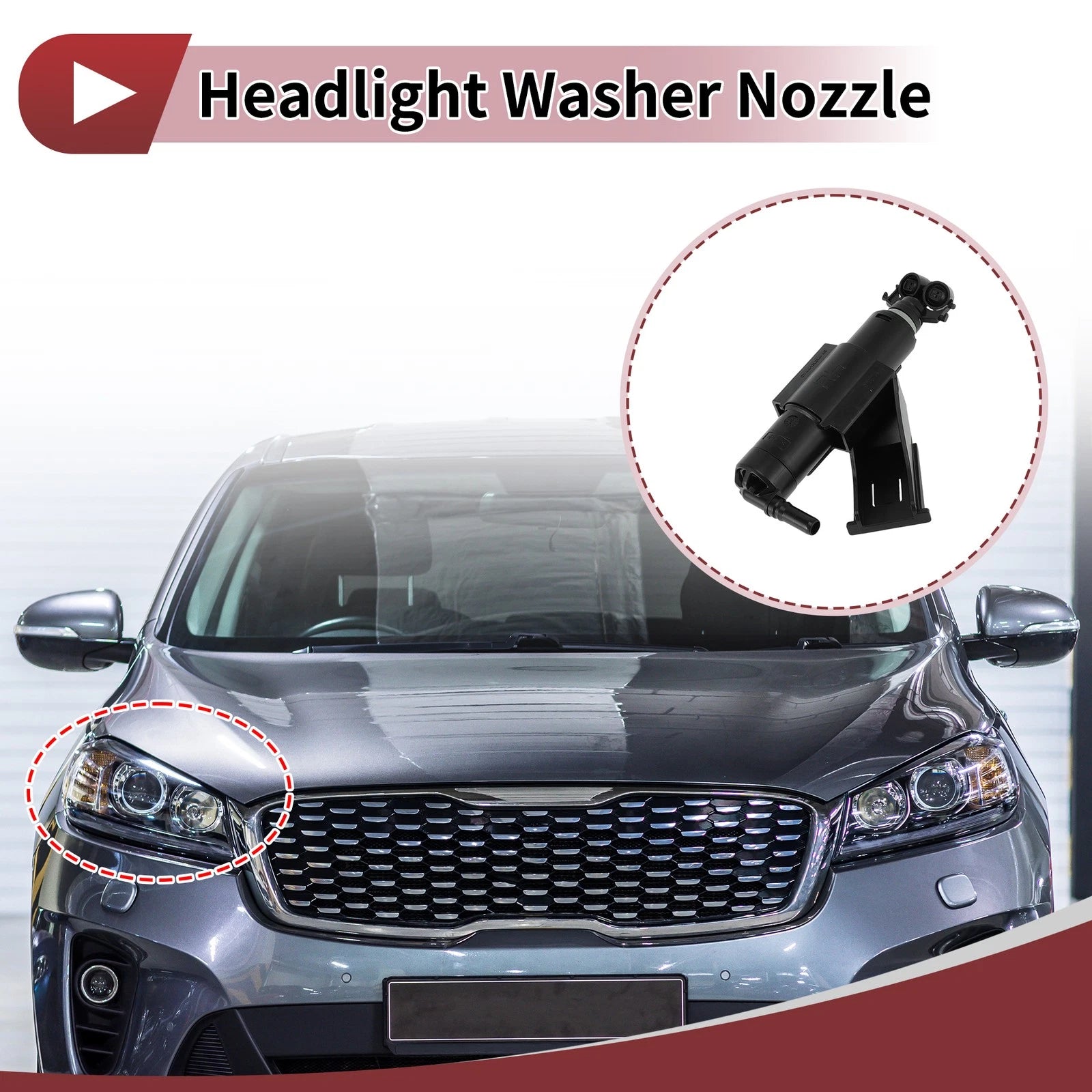Headlight Washer Nozzle for Ford Kuga MK2 (2012–2015) 1 Pcs