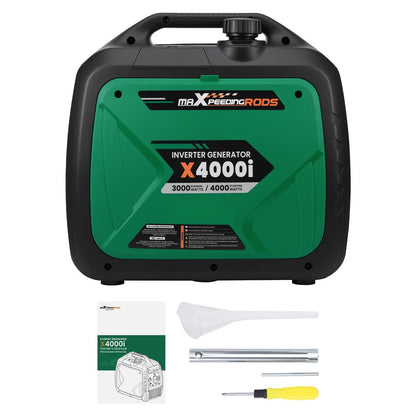 4000 Watt Portable Inverter Generator for Home Backup (Super Quiet 60 dB)