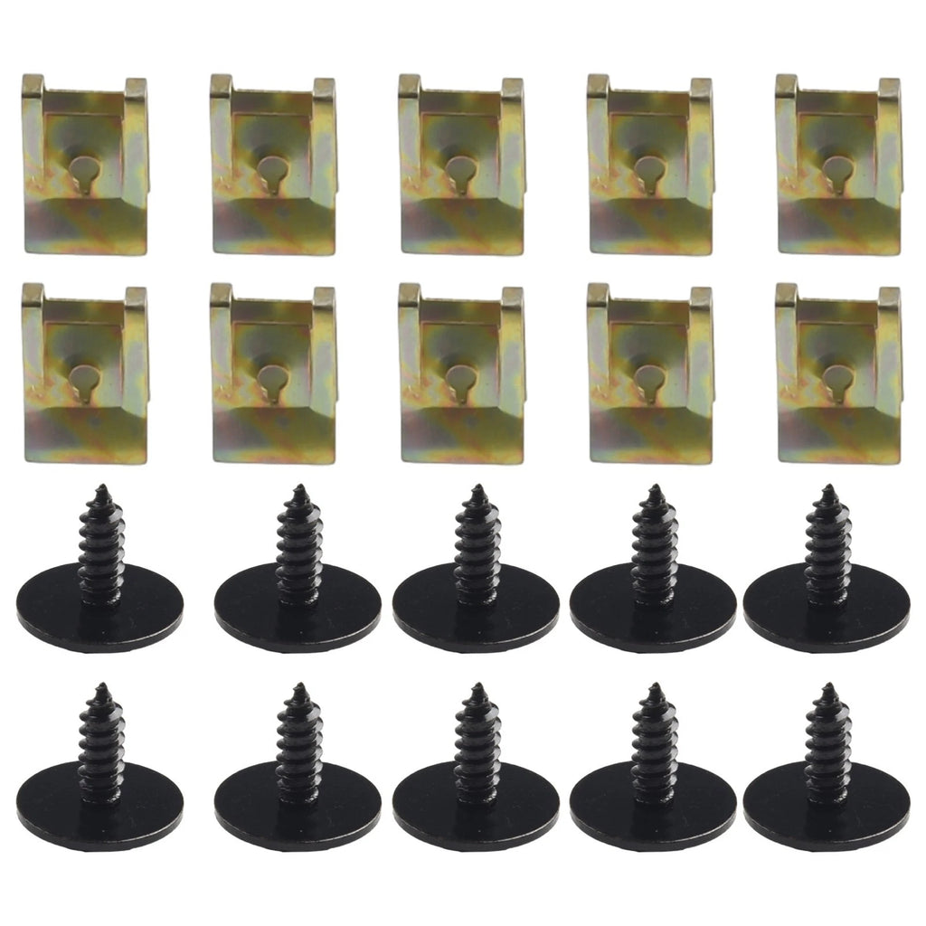 20PCS Hex Head Tapping Socket Bolt Screw Clip for BMW Undertray Splash Guard