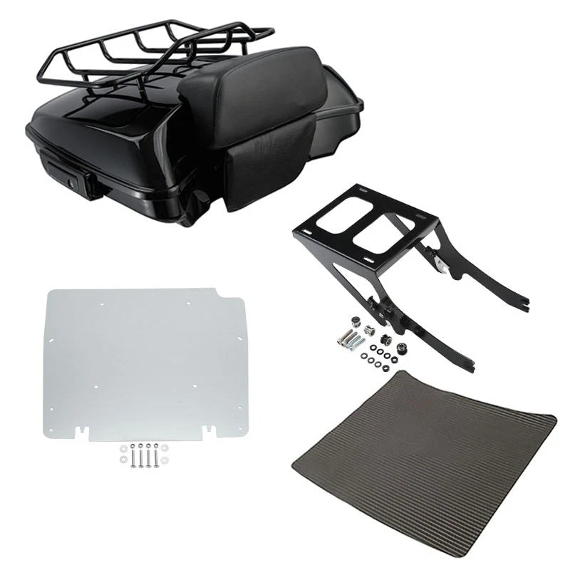 Trunk Backrest Mount Rack Plate for Harley Heritage Classic FLHC (2018–2026)