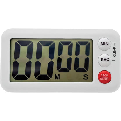 Digital Timer with Magnetic Back and Retractable Stand for Various Uses