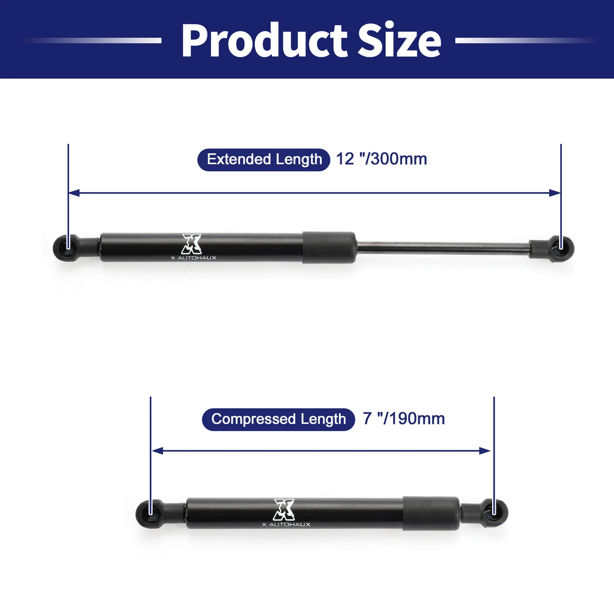 2Pcs 12 Inch 250N Gas Struts Lift Supports for RV Car