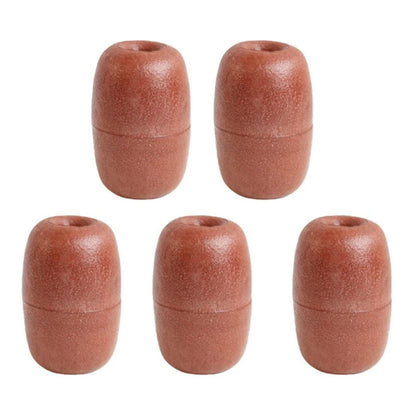 5pcs 11x7cm Orange PVC Perforated Floating Balls for Fishing Net