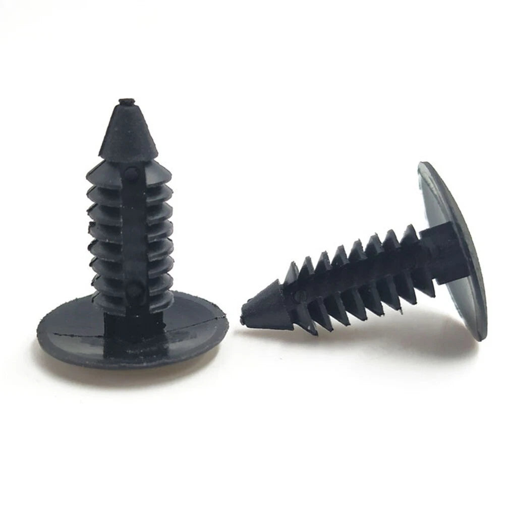 100pcs 7.8mm Plastic Car Interior Rivets Fastener Clip Universal